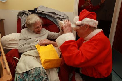 Father Christmas at The RedHouse Nursing Home