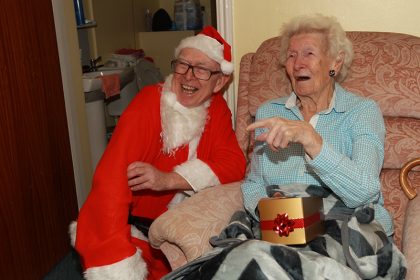 Father Christmas at The RedHouse Nursing Home