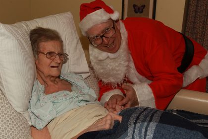 Father Christmas at The RedHouse Nursing Home