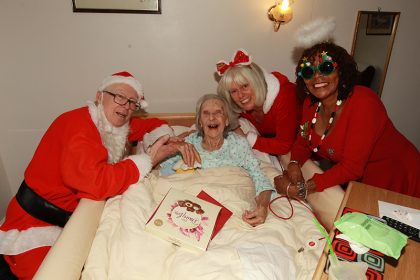 Father Christmas at The RedHouse Nursing Home